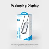  HUB chuyển đa năng Vention 8 Port Expansion Adapter (USB-C to HDMI/USB 3.0 x 3/RJ45/SD/TF/PD Docking Station) 