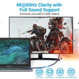  Cáp Chuyển Type-C to HDMI 4K VENTION CRB (4K@60Hz, Cotton Braided, HDCP2.2) 