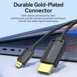  Cáp Chuyển HDMI-C to HDMI-A Bi-Directional VENTION AGH (4K@60Hz, 18Gbps, HDR) 