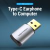  Card Âm Thanh Mở Rộng USB to Type-C VENTION CDM 