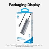  HUB Mở Rộng Kết Nối Đa Năng 9-in-1 VENTION TGV (Type-C to HDMI4K@60Hz/1*USB 3.2 Gen 1 Type-C 5Gbps/1*USB 3.0 5Gbps/1*USB 2.0 480Mbps/RJ45 1Gbps/1*SD&TF/1*TRRS 3.5mm/1*Type-C PD100W) 