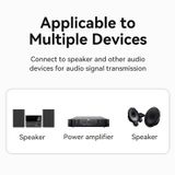  Dây loa chống nhiễu chất lượng cao Vention 2*100 Core Engineering Speaker Cable 100M Transparent - BJA (100 met) 