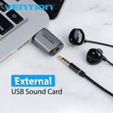  Card Âm Thanh Mở Rộng USB to 3.5mm VENTION CDL (OMTP/CTIA) 