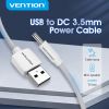  Cáp Sạc USB to DC 3.5mm VENTION CEX (2A) 