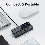  HUB Mở Rộng Đa Năng USB3.0 to 4*USB3.0 + Type C Power Switches VENTION CHW (5Gbps) 