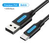  Cáp Sạc Nhanh USB3.0 to Type-C VENTION COZ (3A, 5Gbps) 