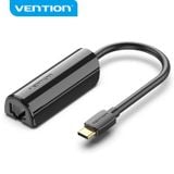  Cáp chuyển C to cổng mạng LAN Vention USB-C to Gigabit Ethernet Adapter 0.15M - CFB (C to RJ-45, USB3.0/ 1000Mbps) 