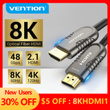  Cáp Quang HDMI2.1 8K VENTION AAZ (48Gbps, 8K@60Hz, HDR, eARC) 