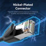  Cáp Mạng Tốc Độ Cao SFTP Cat8 VENTION IKK (40Gbps/2000MHz) 