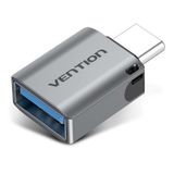  Đầu Chuyển OTG USB-C Male to USB 3.0 Female VENTION CDQ (5Gbps, Aluminum Alloy Type) 
