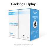  Dây cáp mạng tốc độ cao Vention Cat.5E UTP Lan Cable Gray - IJB (dài 305 met, 100Mbps, chuẩn Cat 5E, UTP, màu Xám ) 