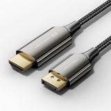  Cáp chuyển DisplayPort sang HDMI Vention Support 8K@60Hz/4K@144Hz/4K@120Hz - HFP (DisplayPort 1.4 Male to HDMI 2.1 Male, 4K/8K/ 3D Support) 