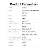  USB OTG 2-in-1 USB 2.0 to Card Reader(SD+TF) VENTION CLE 