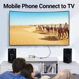  Bộ chuyển đổi Type C to HDMI VENTION TDCBB (Round Cable) 