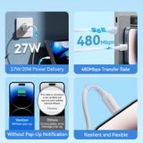  Cáp sạc nhanh C to Lightning Vention PD Fast Charging Cable dùng cho iPhone (3A, 20W/27W PD Fast Charge, Apple Carplay Support) 