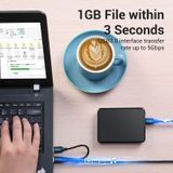  Cáp Data tốc độ cao Vention USB 3.0 A Male to Micro-B Male Cable with USB Power Supply - CQP (Cáp chuyển USB sang Micro-B, 5Gbps, for HDD Box) 
