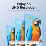  Đầu Chuyển HDMI 8K Male to Female VENTION AIV (8K@60Hz / 4K@120Hz / 2K@144Hz / 1080P@160Hz, 48Gbps, HDR Dynamic, 3D Video, VRR, QMS, ALLM, 1536kHz Audio Sampling Rate, eARC, 32 Audio Channels, Support for Multiple Audio Streams) 
