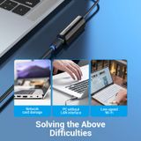  Cáp chuyển C to cổng mạng LAN Vention USB-C to Gigabit Ethernet Adapter 0.15M - CFB (C to RJ-45, USB3.0/ 1000Mbps) 