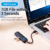  HUB Mở Rộng Kết Nối 2 in 1 VENTION CHIBB 3*USB3.0 + Card Mở Rộng Âm Thanh USB 