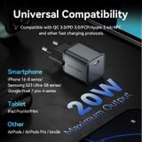  Vention 1-Port USB-C GaN Charger 20W EU-Plug 