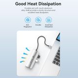  HUb chuyển đa năng Vention 5in1 Vention Docking Station (USB-C to HDMI/USB 3.0 x3/PD, 4K@60Hz, 100W PD Quick charge ) 