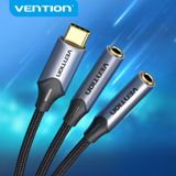  Jack Chuyển Âm Thanh Type C to 2*3.5mm VENTION BGN (Male to Female, OMTP/CTIA) 