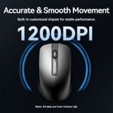  Chuột không dây Vention 3-Button Wireless Computer Mouse with USB Receiver Black - KTBB0 