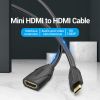  Mini HDMI Extension Cable for smartphone/Tablet/Camera/Video cameras 