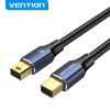  Cáp AV Mini DisplayPort to Mini DisplayPort vải dù siêu nét Vention Cotton Braided 8K - HCG (Mini DP Male to Male, 8K@60Hz/ 4K@144Hz, 32.4Gbps Bandwidth) 