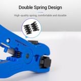  Kềm cắt - tuốt cáp đa năng Vention Coaxial Cable Stripper - KEB (tuốt cáp đồng trục, Shear / Cut / Strip, Screw Adjust, Sharp blade) 