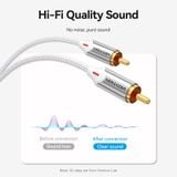  Cáp Âm Thanh Bông Sen RCA Male to Male VENTION BCR (Hi-Fi Quality Sound, 5.1 Surround Sound, TV to Speaker, Flexible & Durable, Cotton Braided) 