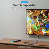  HUB mở rộng đa năng Vention Type C to HDMI/VGA/USB 3.0x3/PD Docking Station - TFJ (PD100W, 4K@30Hz, 5Gbps) 