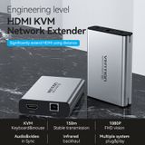  Bộ chuyển và mở rộng tín hiệu Video HDMI to LAN RJ-45 Vention HDMI Network Cable Extender 150M - AKB (giải pháp truyền Video 50 met trong môi trường mạng LAN) 