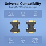  VGA Male to Female Adapter for TV Monitor computer Laptop 