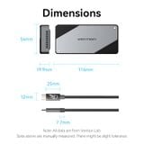  Vention USB 4.0 M.2 NVMe SSD Enclosure (USB 4.0 Type-C) Gray Aluminum Alloy Type 