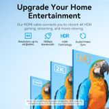  Cáp hình ảnh chất lượng cao Vention HDMI-A Male to Male 4K - ALJ (2 Đầu HDMI đực, 4K@60Hz, 3D Video Support, Double Layer Shield) 