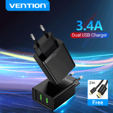  Củ Sạc Nhanh Dual USB 18W VENTION FBA 