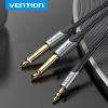  Jack Chuyển Âm Thanh 3.5mm to 2*6.5mm VENTION BAR (TRS Cable AUX) 