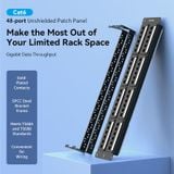  Bảng đấu nối cổng mạng LAN RJ-45 Vention Cat.6 48 Ports UTP Patch Panel - KGB (48 ports, CAT6, T568A/b Standards) 