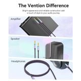  Cáp âm thanh Audio 2 đầu đực AUX 3.5mm Vention Cotton Braided (3.5mm Male to Male Audio Cable) 
