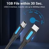  Vention USB 2.0 C Male to Mini-B Male 2A Cable 