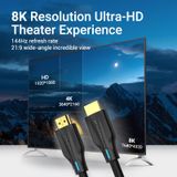  Cáp HDMI cao cấp vải dù siêu bền Vention Cotton Braided 8K@60Hz/4K@120Hz - AAU (HDMI Cable) 