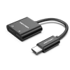  Đầu Chuyển USB C to Dual Type C VENTION CFM (3A/18W, Charging + Headphone) 