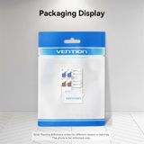  Đầu nối mạng tốc độ cao chuẩn Cat5e Vention Unshielded Keystone Jack - IRE (White Plastic Type) 