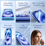  Vention HD Tempered Glass Screen Protector for iPhone 15 with Easy-Installation Tool 