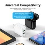  Củ Sạc nhanh 2 Cổng USB Vention FBA Wall Charger (18W/18W) 