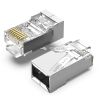  Đầu nối mạng tốc độ cao,  chống nhiểu Vention Cat.5E FTP RJ45 Modular Plug Transparent - IDA 