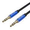  Cotton Braided 3.5mm Male to Male Audio Cable 
