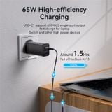  Củ Sạc Nhanh VENTION FED 2C+C+A GaN Charger 65W (Chân UK) 