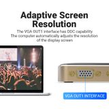  Bộ Chia VGA Splitter 1 in 2 out VENTION DBA (Male to Female with Power Cable) 